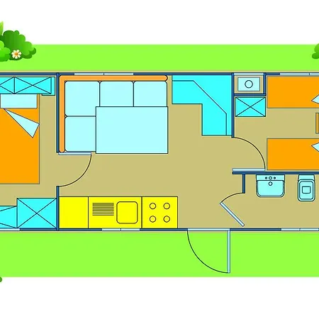Happy Camp Mobile Homes In Karda 4* 达西亚